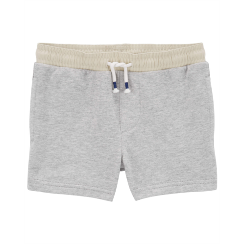Carters Grey Toddler Pull-On Knit Rec Shorts