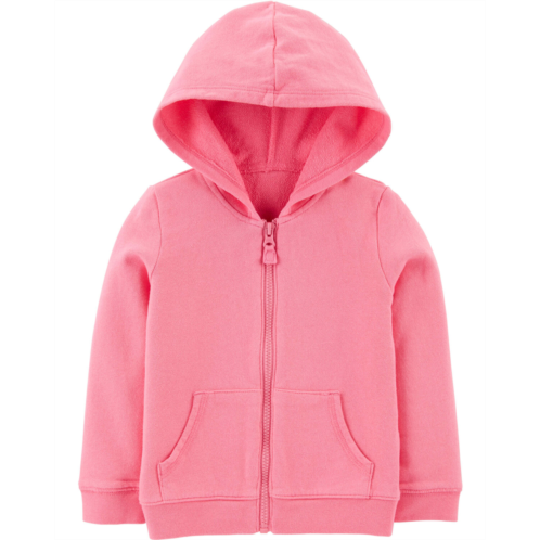 Carters Pink Toddler Zip-Up French Terry Hoodie