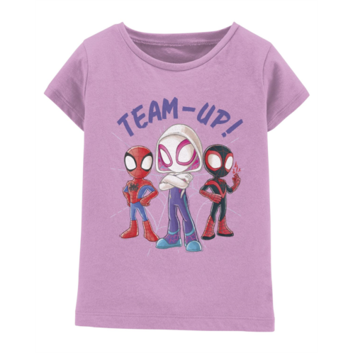 Carters Purple Toddler Spidey And Friends Tee