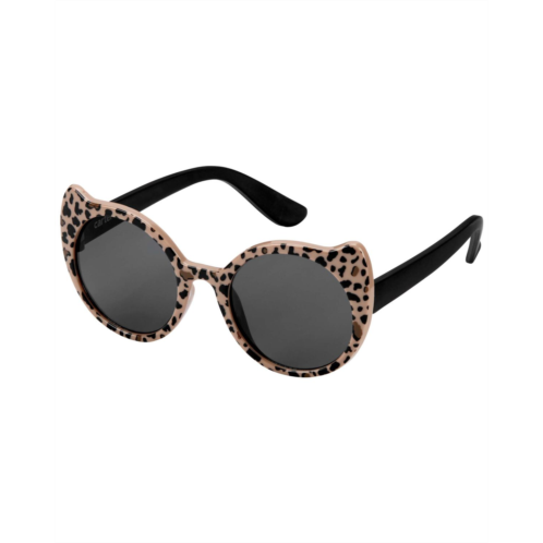 Carters Brown Baby Leopard Cat Eye Sunglasses