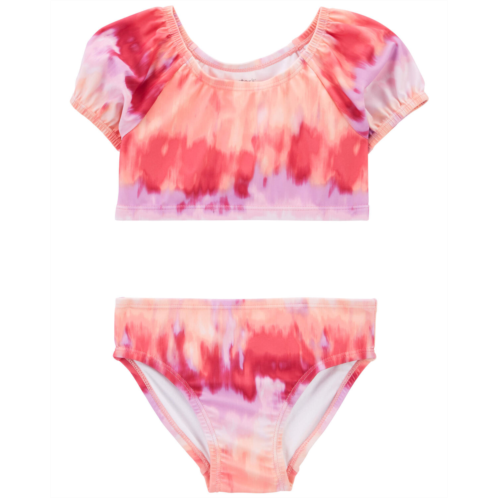 Carters Pink Toddler Tie-Dye 2-Piece Swimsuit