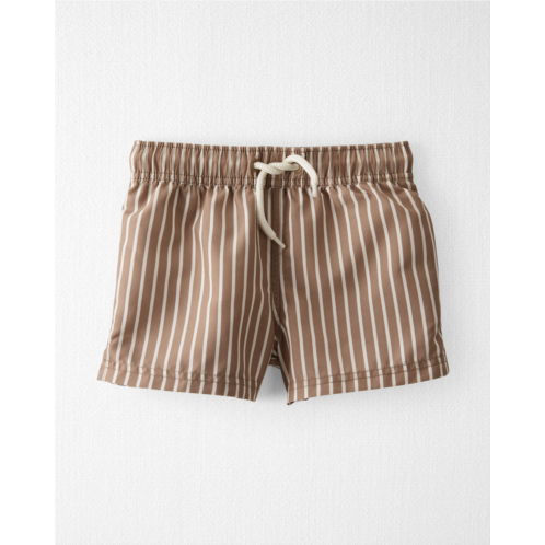 Carters Striped Toddler Recycled Swim Trunks