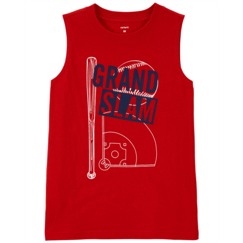 Carters Red Kid Baseball Graphic Tank