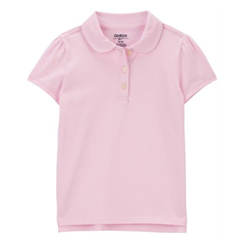 Carters Pink Toddler Jersey Uniform Polo