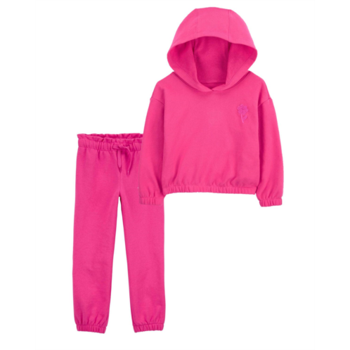 Carters Multi Baby 2-Piece Hooded French Terry Top & Pull-On Joggers Set