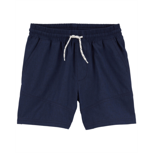Carters Blue Kid Active Stretch Hybrid Shorts