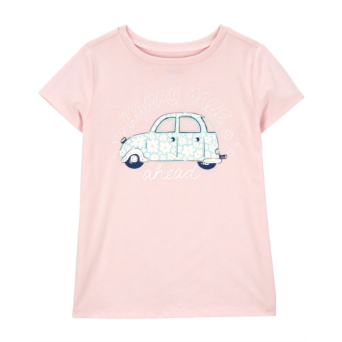 Carters Pink Kid Punch Buggy Graphic Tee