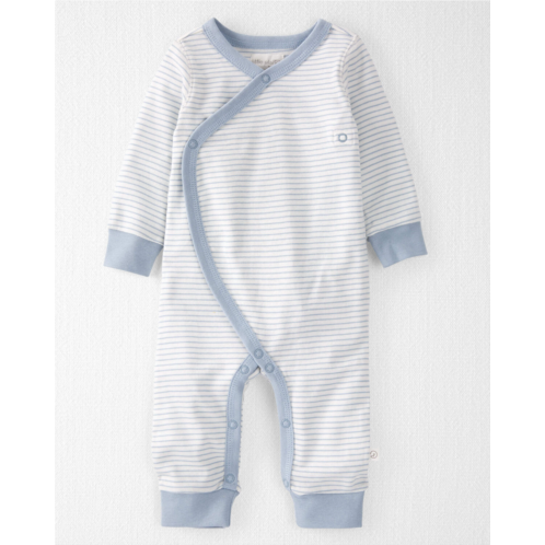 Carters Seal Blue Baby Organic Cotton Sleep & Play Pajamas