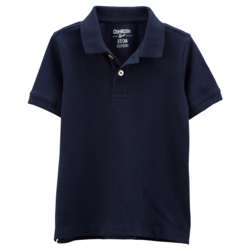 Carters Navy Toddler Navy Pique Polo Shirt
