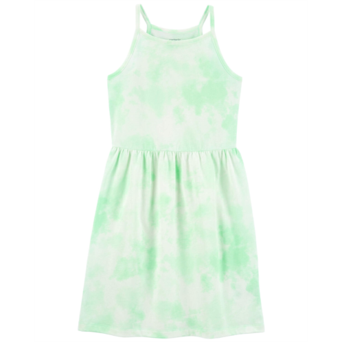 Carters Green Kid Tie-Dye Tank Dress