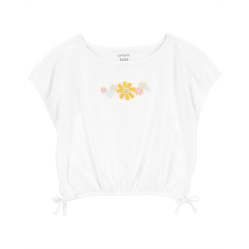 Carters White Toddler Sunflower Top