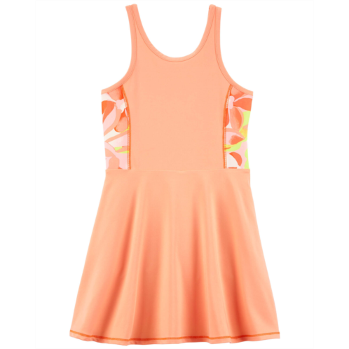 Carters Coral Kid Active Dress In BeCool Fabric