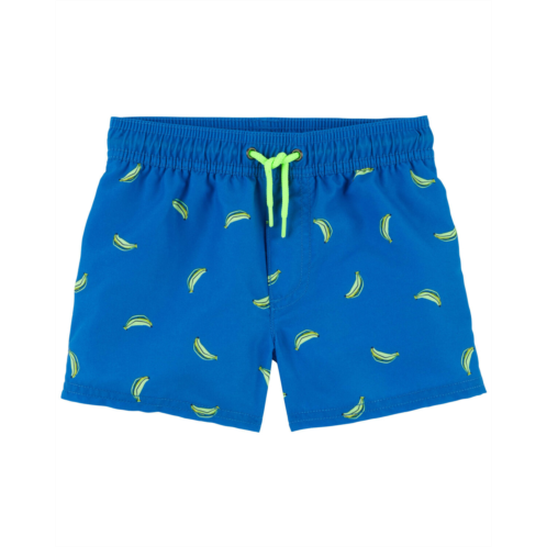 Carters Blue Toddler Banana Swim Trunks