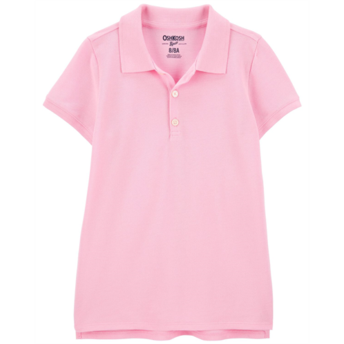 Carters Pink Kid Pink Pique Polo Shirt