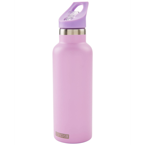 Carters Pink OshKosh Stainless Steel Water Bottle With Sticker Pack