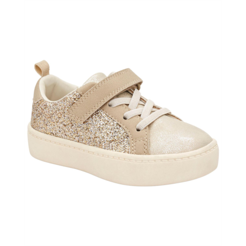 Carters Gold Toddler Glitter Sneakers