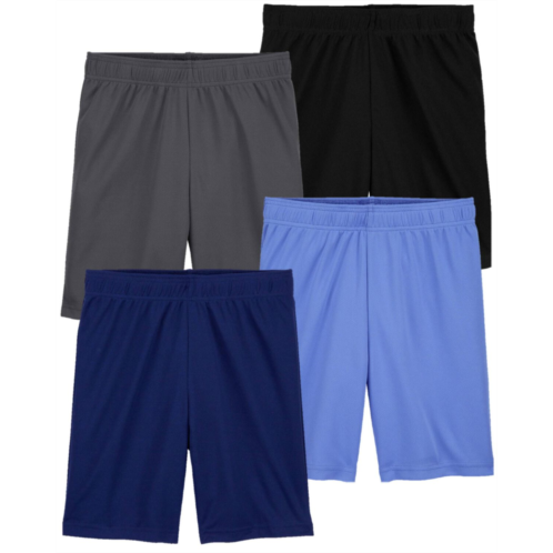 Carters Multi Kid 4-Pack Athletic Mesh Shorts