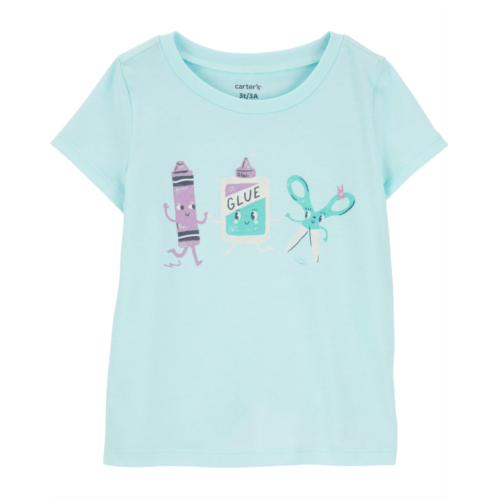 Carters Blue Toddler Crafty Graphic Tee