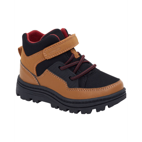 Carters Tan/Black Toddler Hiking Boots