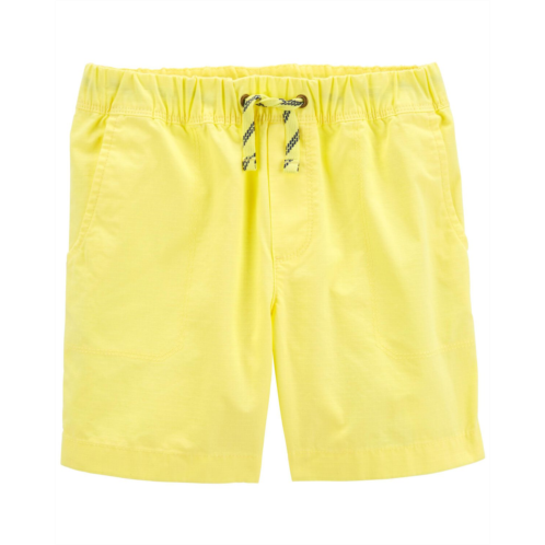 Carters Yellow Kid Pull-On Terrain Shorts