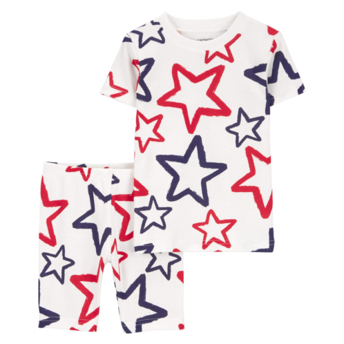 Carters Multi Toddler 2-Piece 4th Of July 100% Snug Fit Cotton Pajamas