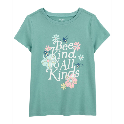 Carters Green Kid Bee Kind to All Kinds Graphic Tee