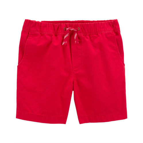 Carters Red Kid Pull-On Terrain Shorts