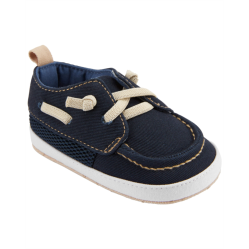 Carters Navy Baby Boat Shoes