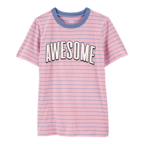 Carters Pink Kid Awesome Graphic Tee