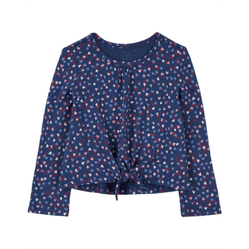 Carters Multi Toddler Heart Print Top Made With LENZING ECOVERO