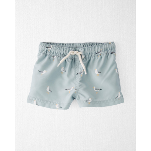 Carters Seagull Print Baby Recycled Swim Trunks