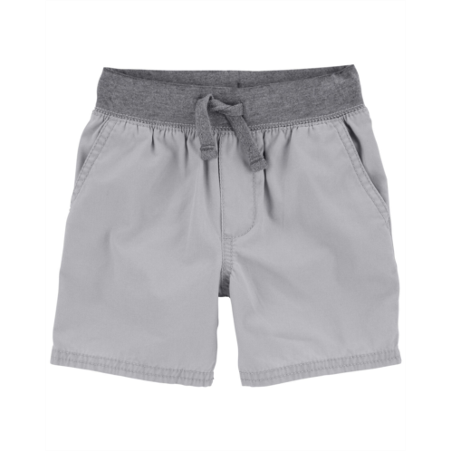Carters Grey Baby Drawsting Chino Shorts