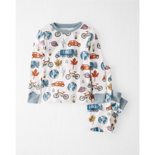 Carters Sustainability Print Toddler Organic Cotton Pajamas Set