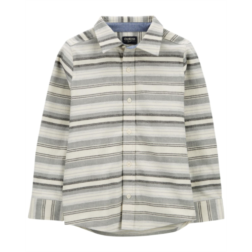 Carters Baja Stripe Kid Cozy Flannel Button-Front Shirt