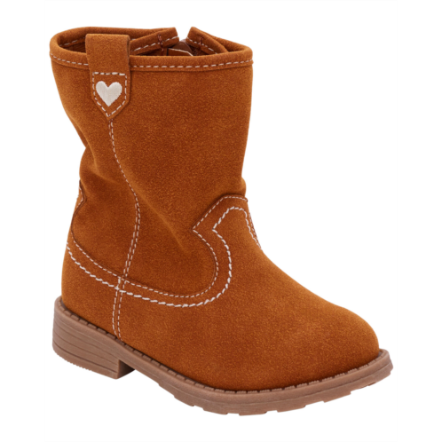 Carters Brown Toddler Cowgirl Boots