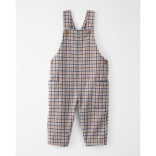 Carters Plaid Baby Organic Cotton Cozy Flannel Overalls