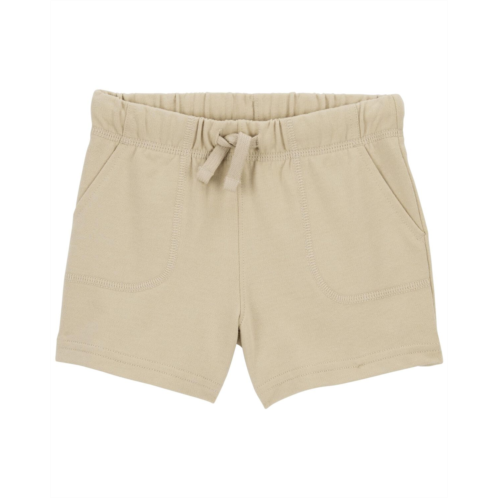 Carters Khaki Toddler Pull-On Cotton Shorts