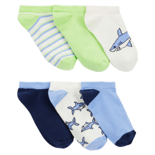 Oshkoshbgosh Green/Blue Kid 6-Pack Ankle Socks | oshkosh.com