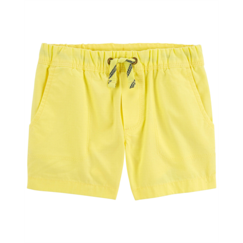 Carters Yellow Toddler Pull-On Terrain Shorts