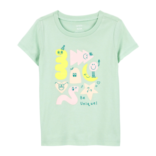 Carters Green Toddler Be Unique Graphic Tee