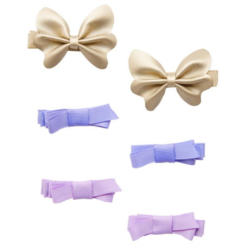 Carters Multi Baby 6-Pack Hair Clips