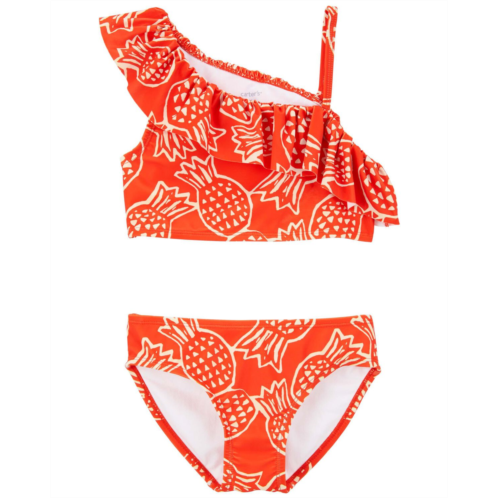 Carters Red Kid Pineapple 2-Piece Swimsuit
