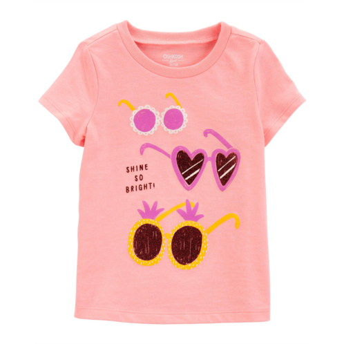 Carters Pink Toddler Shine So Bright Graphic Tee