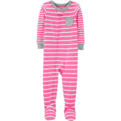 Oshkoshbgosh Multi Baby 1-Piece Striped 100% Snug Fit Cotton Footie Pajamas | oshkosh.com