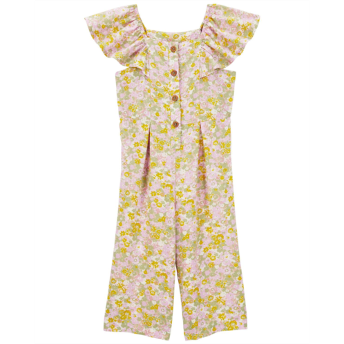 Carters Multi Toddler Floral Jumpsuit Made With LENZING ECOVERO