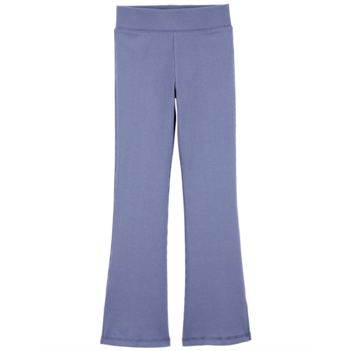 Carters Lilac Kid High-Rise Ribbed Flare Pants