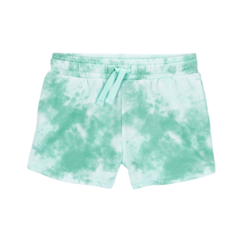 Carters Blue Baby Tie-Dye Pull-On French Terry Shorts