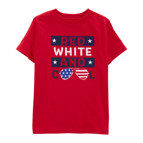 Carters Multi Red, White And Cool Graphic Tee