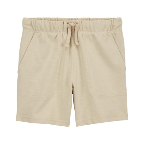 Oshkoshbgosh Khaki Kid Pull-On Cotton Shorts | oshkosh.com