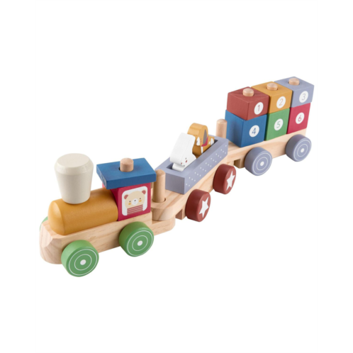 Carters Multi Toddler Wooden Train Set